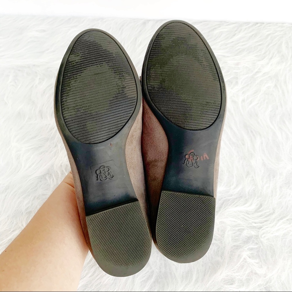 ROCK & REPUBLIC Grey Skull Studded Flats Loafers 6 - Picture 9 of 13